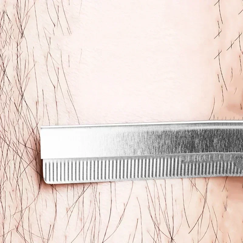 شفرة تشذيب الحواجب من الفولاذ المقاوم للصدأ متعددة الوظائف، شفرة مموجة، شفرة تشذيب بديلة، أدوات مكياج ماكينة الحلاقة