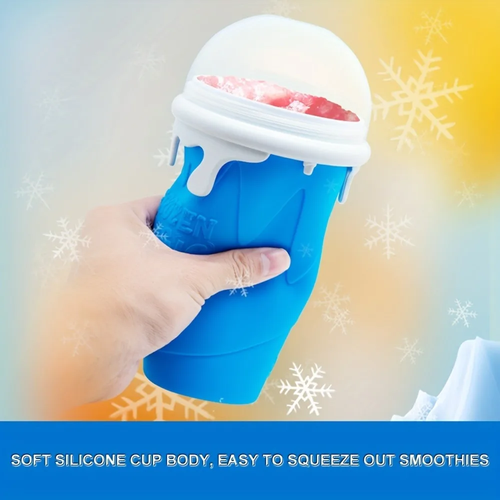 1pc 500ml/16.9oz Portable Slushie Maker Cup For Quick  Smoothies, Milkshakes, And Ice Cream - Perfect For Theme Parties, Summer