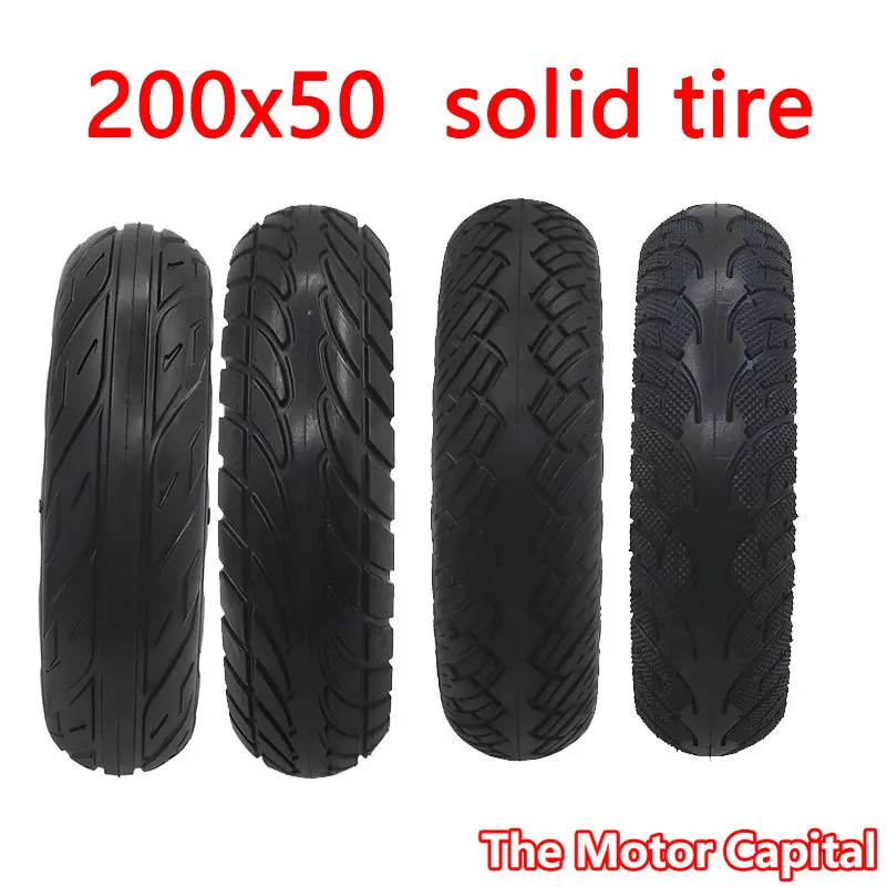 

8 inchHigh quality 200x50 solid tires, for Speedway mini 4 Pro Inch Electric Scooter RUIMA PRO Tire Spare Parts