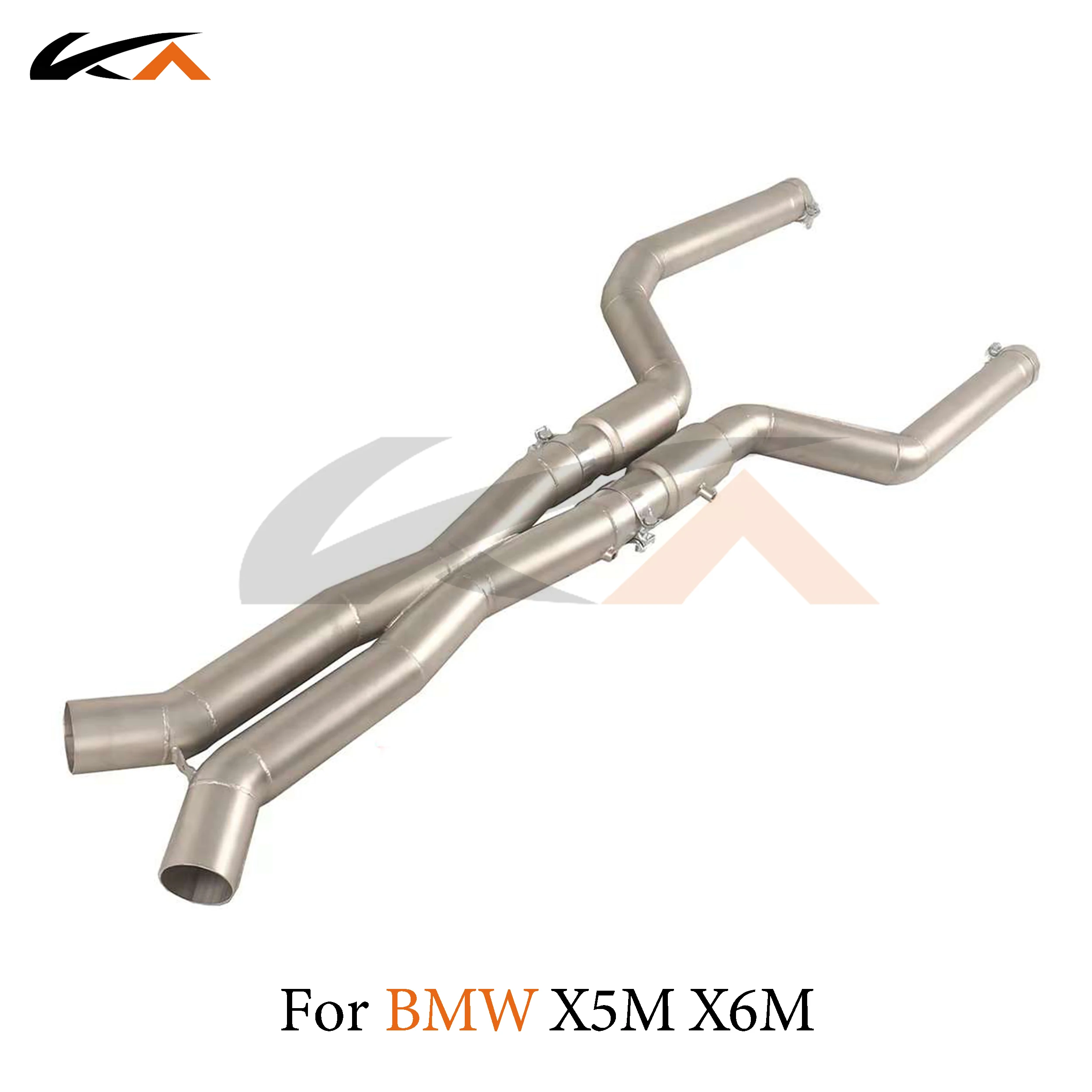 

KA Tuning exhaust system part stainless mid pipe for BMW X5M X6M F95 F96 4.4T front pipe performance straight pipe resonator