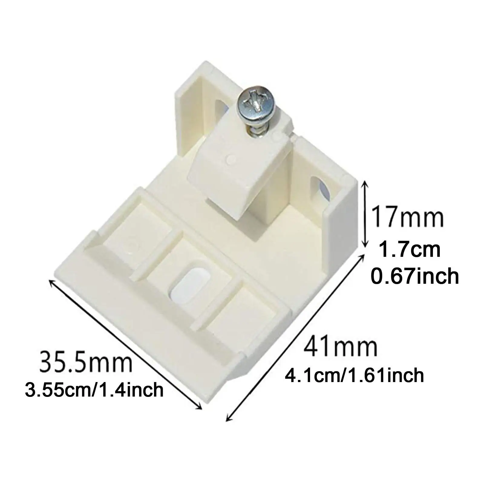 Cadre de Support de stores pliants, 10 pièces, pour stores d'ombrage de 3/4 pouces, Clips d'ombrage