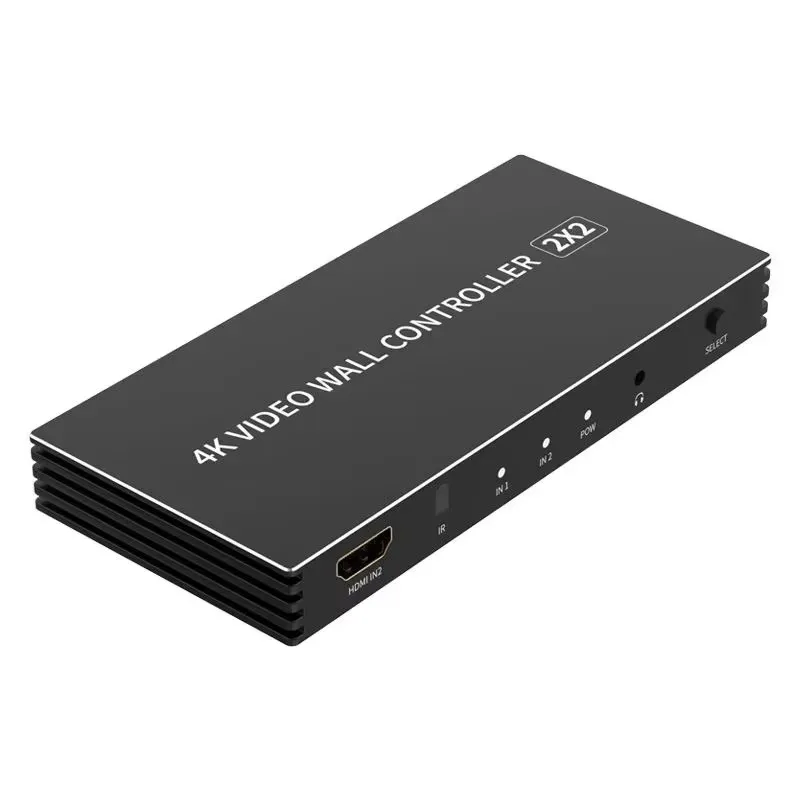 

4K 2x2 HDMI Video Wall Controller Multi Screen Splicing Processor 1080P 60Hz 1x2 1x3 1x4 2x1 3x1 2 3 4 TV Splicer 180° Rotate