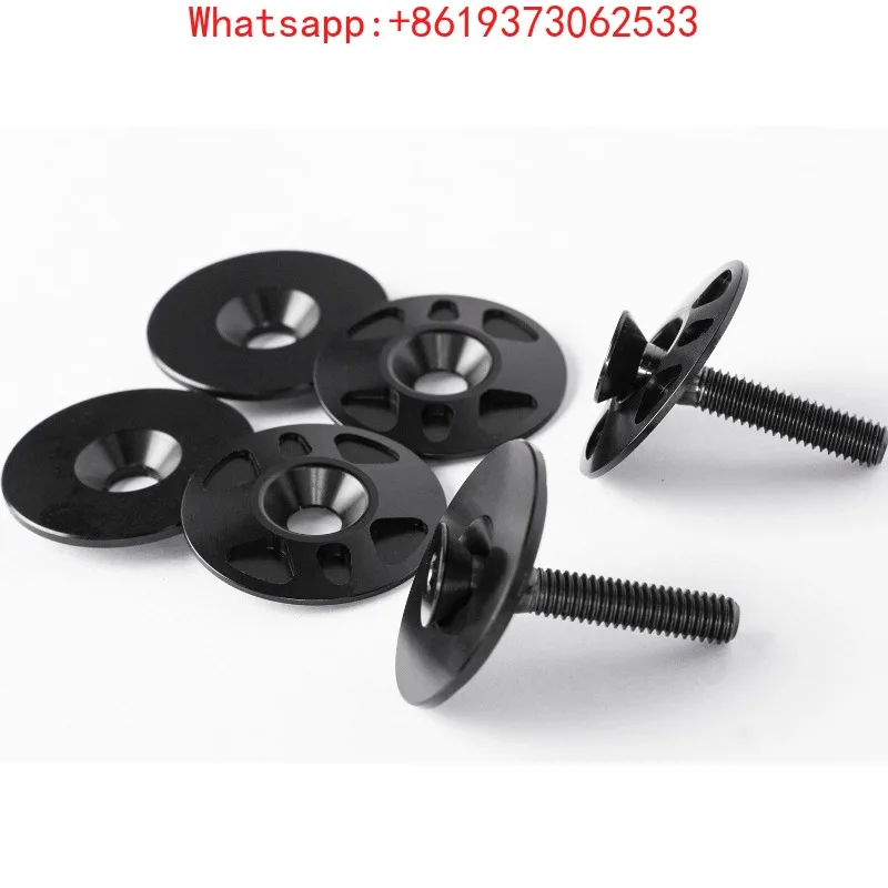 

Suitable for 3.5g Bicycle Bowl Set Cover Mountain Bike Road Bike Handlebar Aluminum Alloy Ultra-light Titanium Alloy Screw