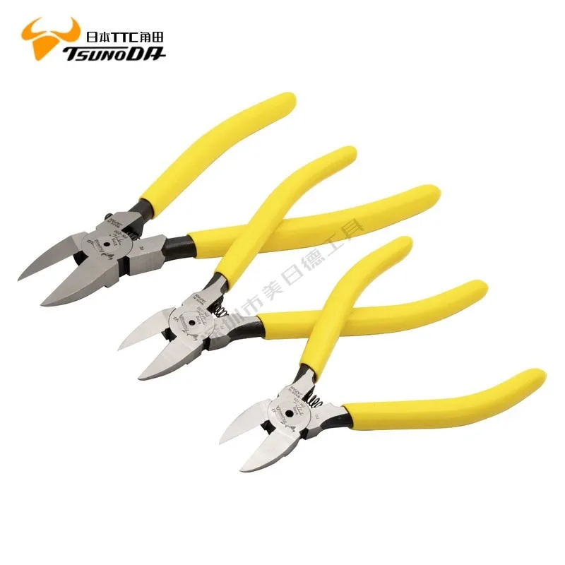 Japan TTC TSUBOTA PN-125/150/175/200 Plastic Model Nipper, 5/6/7 Inch Diagonal Cutting Pliers