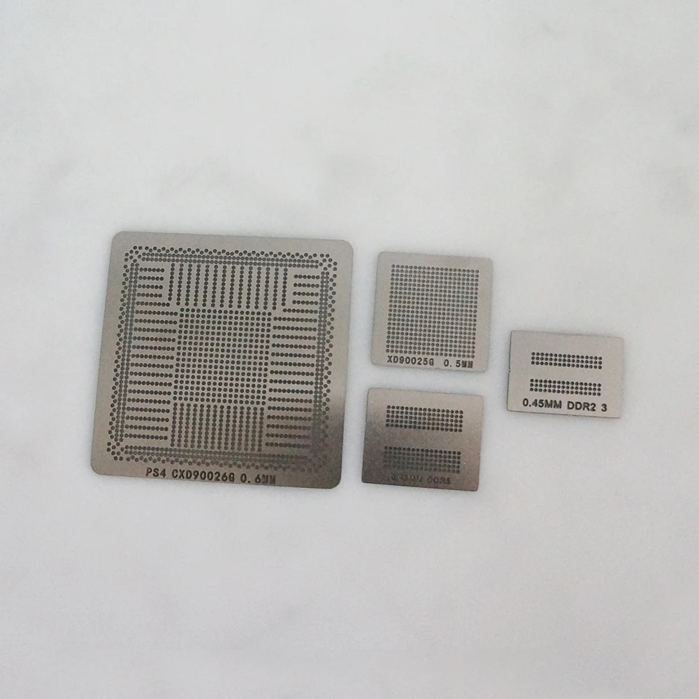 Latest Direct-Heating Stencil For PS4 Game Console Repair Full Kit 11 Pcs 2023 Version