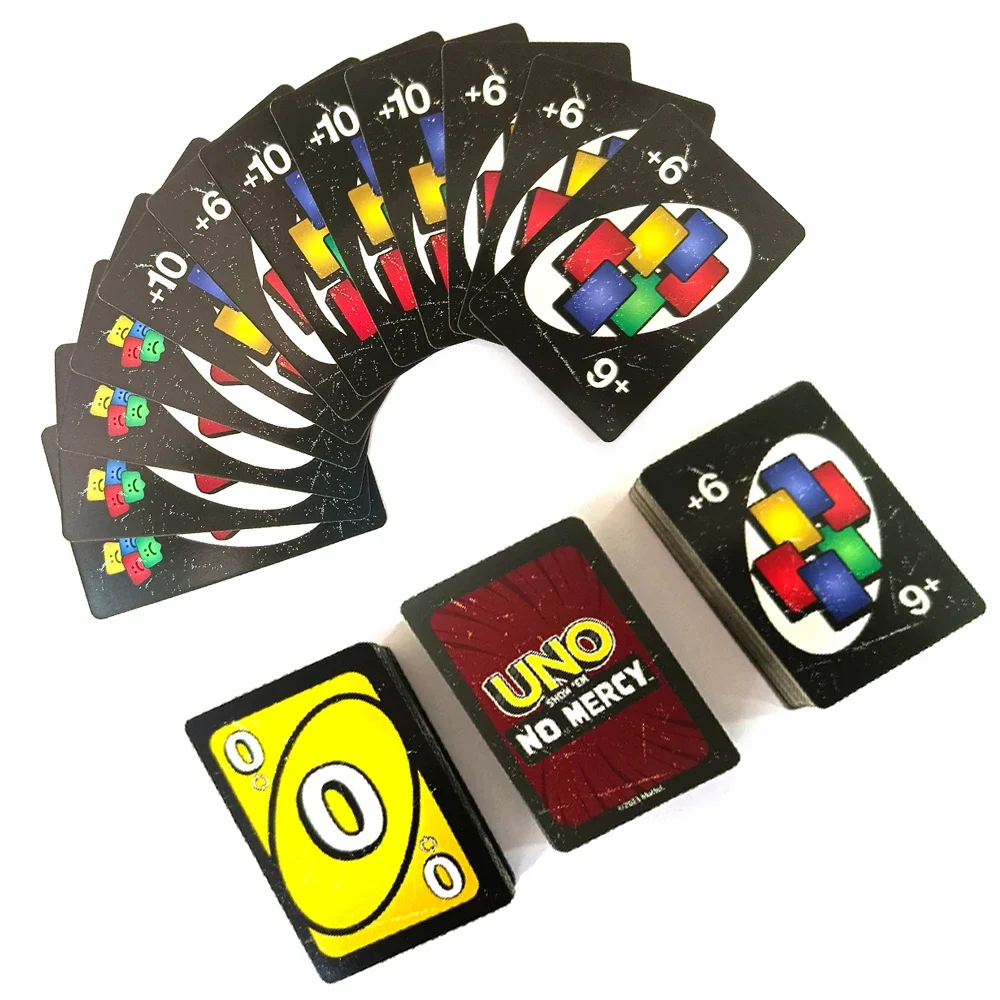 ONE FLIP! Board Games UNO Card Game uno No mercy Super Mario Christmas Card Table Game Playing for Adults Kid Birthday Gift Toy