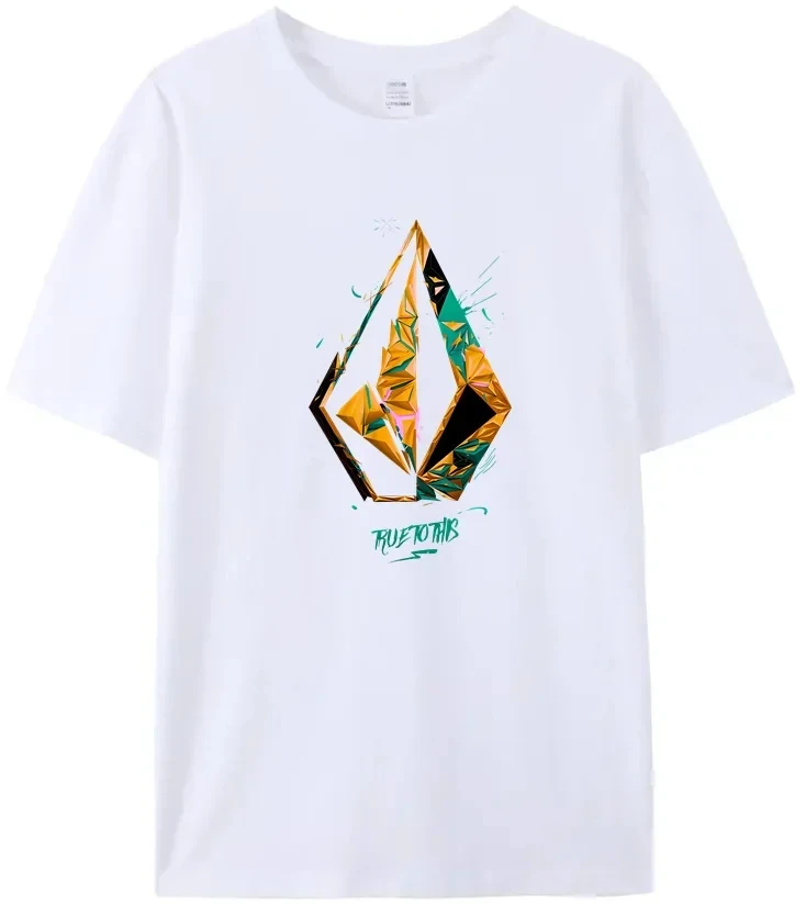 New Four Seasons T-Shirt Best Design Volcom100% Cotton Excellent Quality Comfort Top Black Holiday Gift Top Men Women T-Shirt