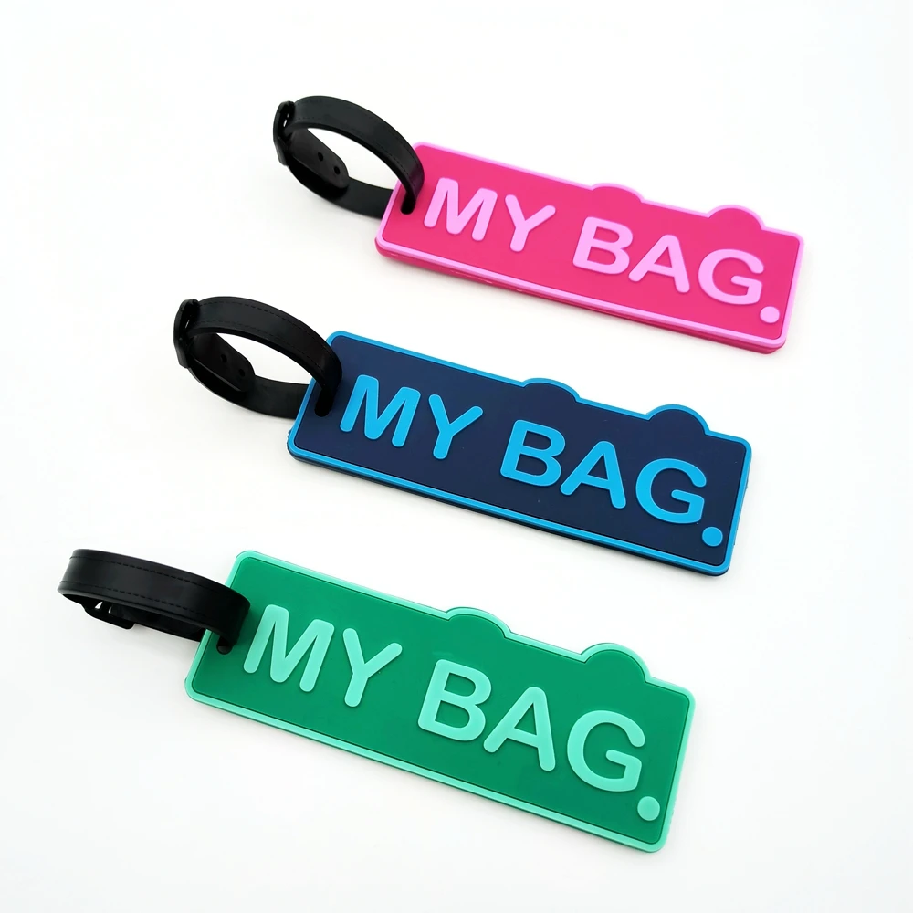 

1pc minimalist letter luggage tag pendant, travel airport luggage tag, anti loss ID tag, luggage name tag, male and female