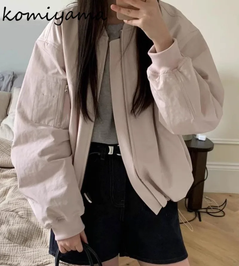 Long Sleeve Outerwears Loose Casual Chaquetas Mujer 2025 Casaco Korean Style Jaqueta Feminina Autumn New All-match Jacket