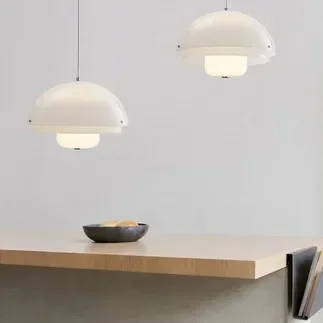 GHEUVNJ Art médiéval moderne tête de lit lustre concepteur minimaliste champignon Restaurant Table lumière