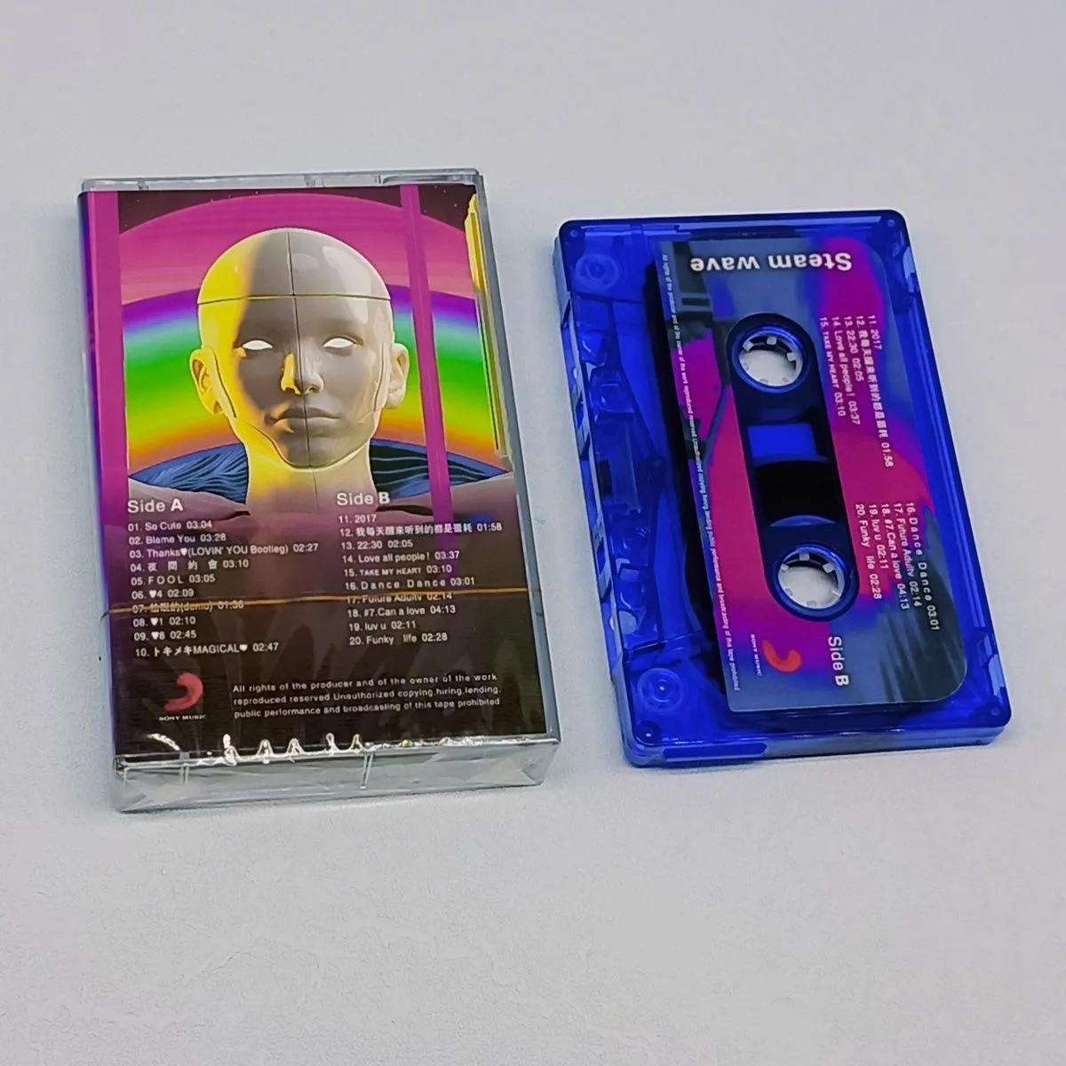 Vaporwave Vintage Music Tape Steam wave Bored Teenager Cosplay Cassettes Soundtracks Box Car Walkman Tape Party Music Collection