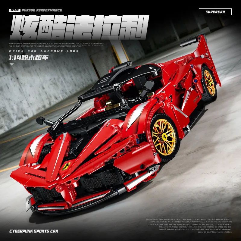 

Новинка! Конструктор 42212 Rafa FXX-K Supercar, модель гоночного автомобиля 1:14, для мальчиков, детская игрушка, подарок.