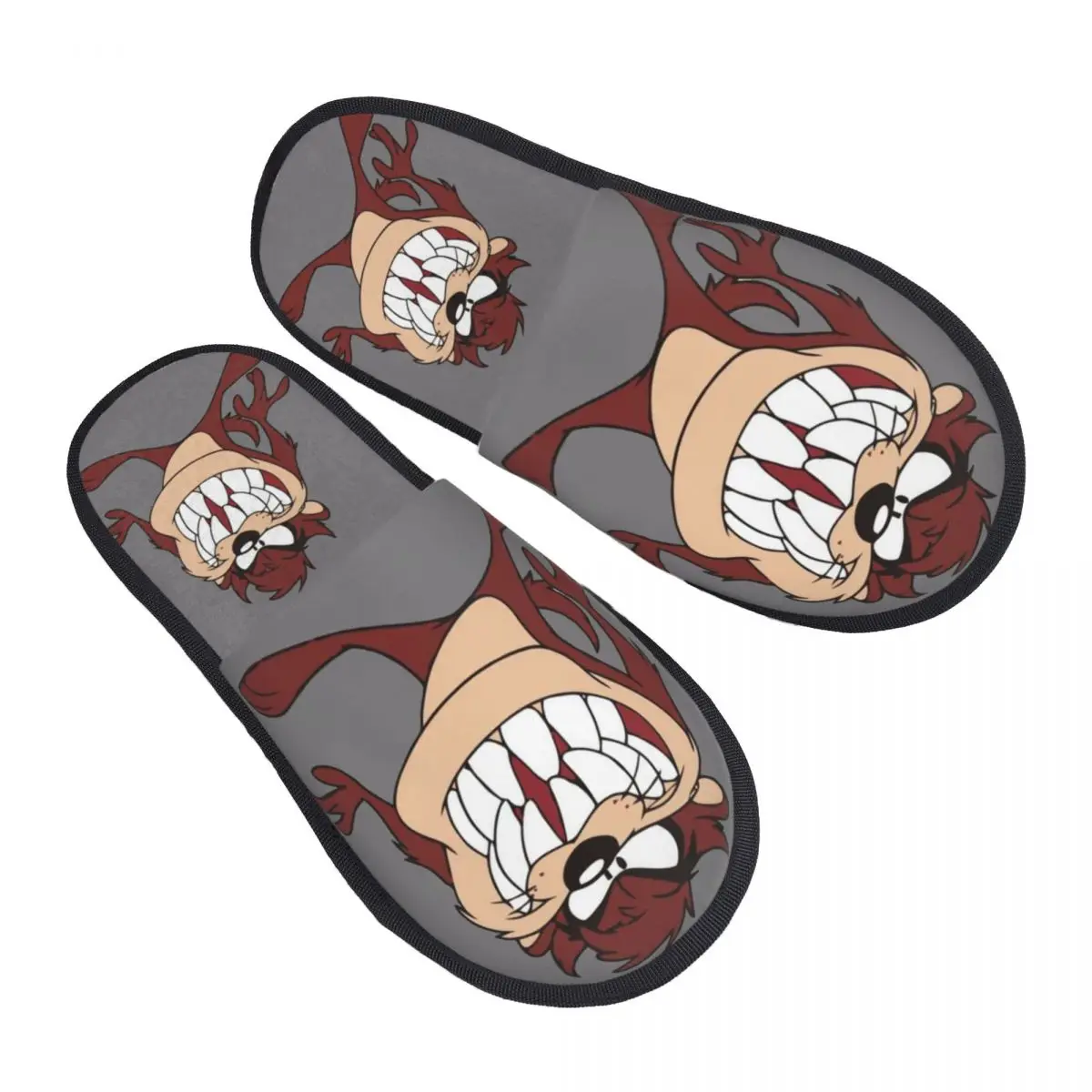 Tasmanian Devil sandal Pria Wanita, sandal rumah pantoufle santai