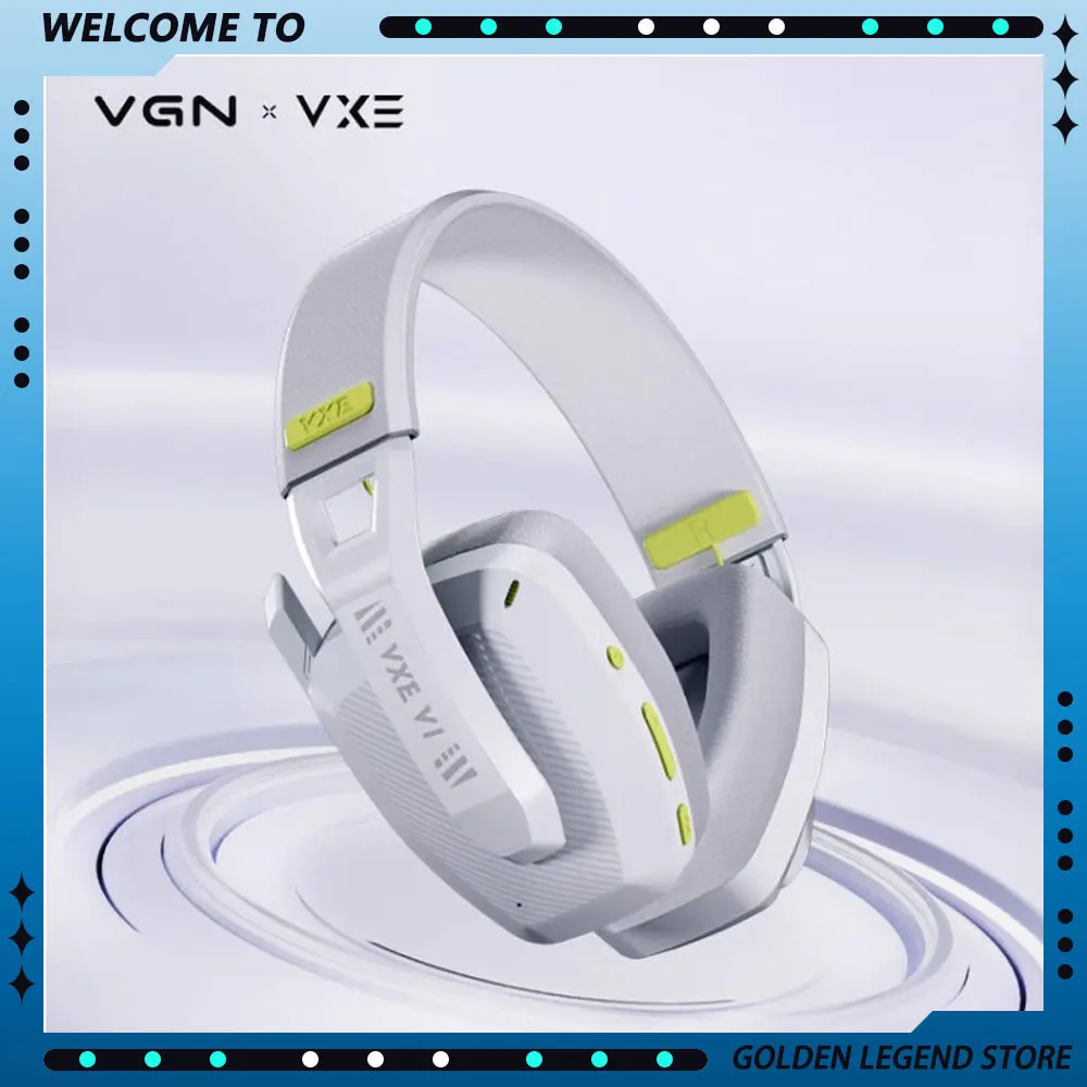 VGN VXE Siren V1 Ergonomics Gaming Earphone Tri Mode Wireless Headset Bluetooth 5.3 FPS Low Latency Light Weight PC Game Headset