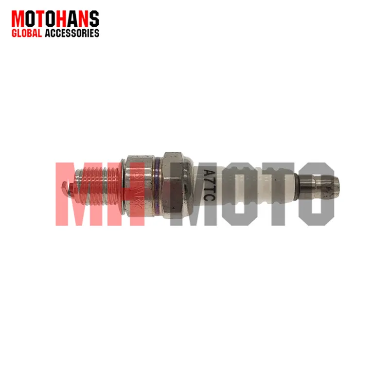 

1PC/2PC A7TC(C7HSA) SPARK PLUG FOR GY6 50 60 80 100 125 150 MOPED SCOOTER 50CC 70CC 90CC 110CC 125CC ATV CUBS