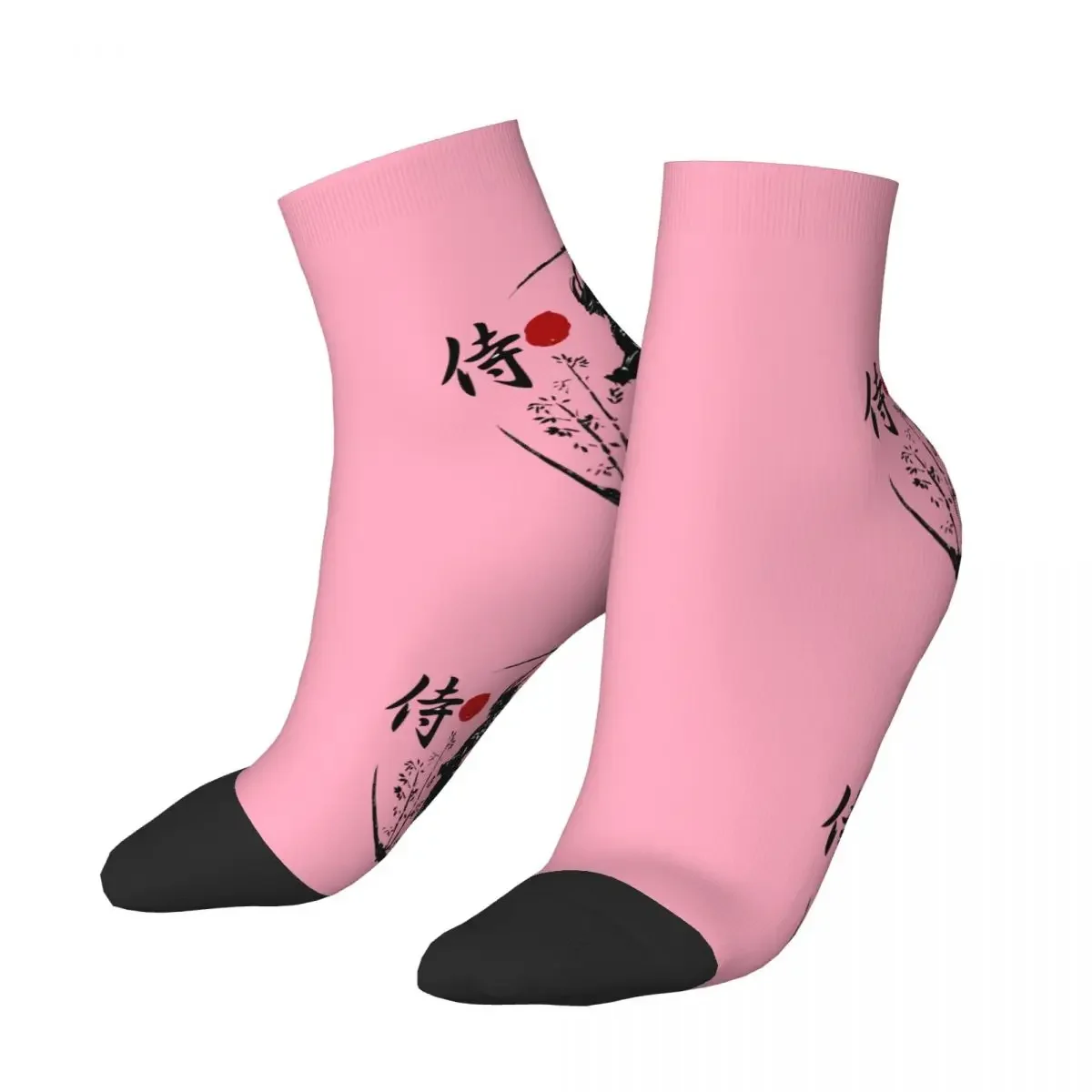 Japanese Samurai  Dress Socks For Men Women Warm Funny Novelty Katana Bushido Crew 