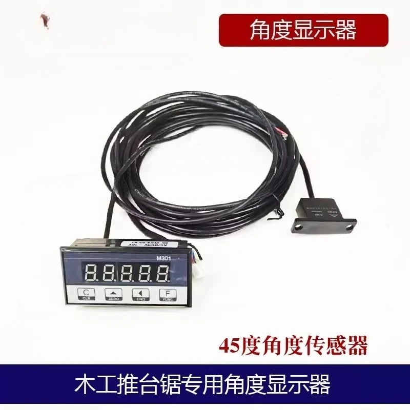 Angle Digital Display Meter M301 Magnetic Sensor Readout Dedicated for Woodworking Stone Machinery Magnet Grid Counter