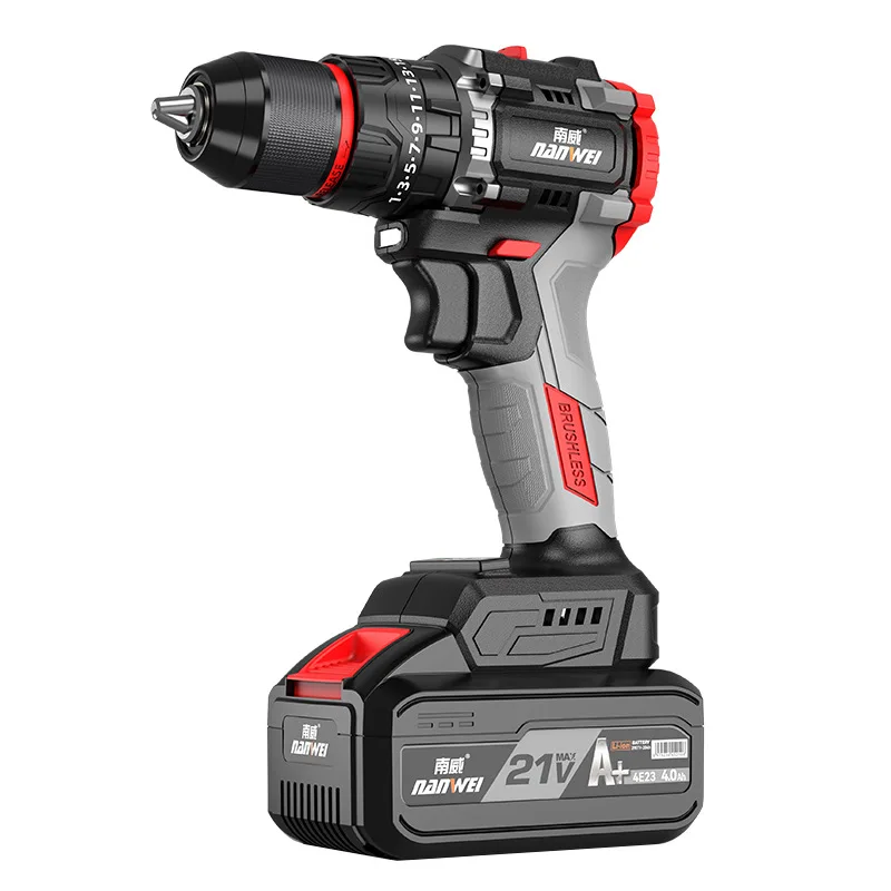 

Brushless hand drill lithium battery drill electric screwdriver impact drill