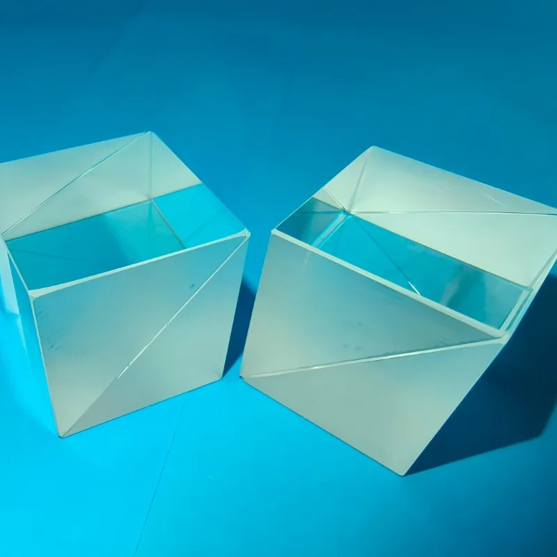 

Spectroscopic Prism Processing Custom Optical Glass K9 Childish Huijun Glue Cube Prism Semi-transmissive Semi-reflective