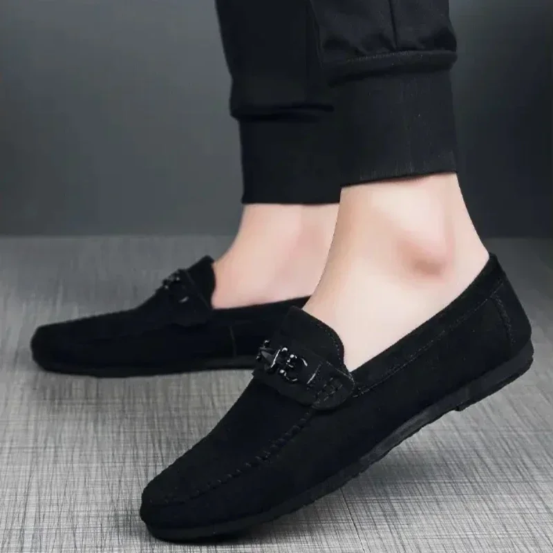 Size 39-44 Luxury Men Loafers Soft Moccasins Summer Shoes Man High Quality Mens Shoes Casual  Leather Driving Flats