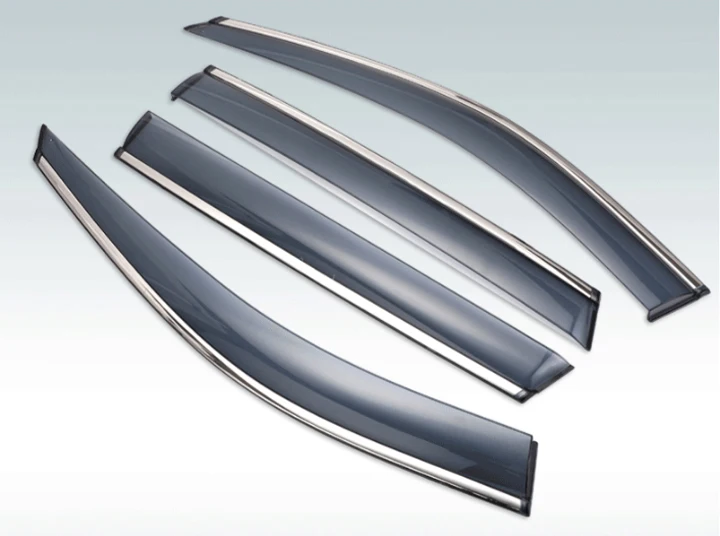 For Honda Civic Ninth Generation 2011 2012 2013 2014 Plastic Exterior Visor Vent Shades Window Sun Rain Guard Deflector 4pcs