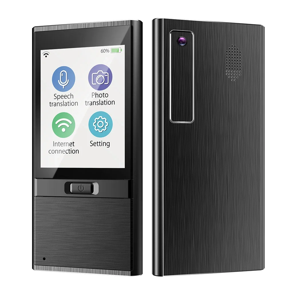 Dispositivo tradutor yyhcBirgus T9 2.8 '' HD Touch Screen Tradutor de voz inteligente Offline Tradutor multilíngue