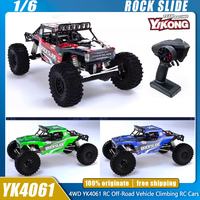 Yikong YK4061 1/6 RC Car 4WD Off-Road Vehicle Low Center of Gravity Remote Control Climbing Car Model Adult Birthday Gifts