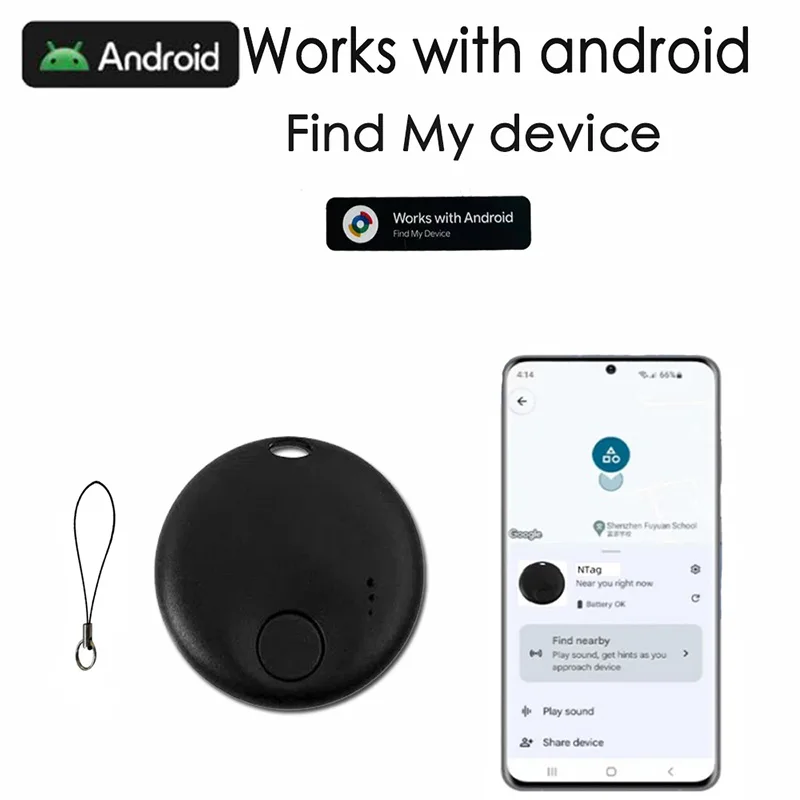 Android Air tag Gps Tracker Google Find My Device Smart Tags Finder Keys Wallets Elderly Finder Tracking Global Position