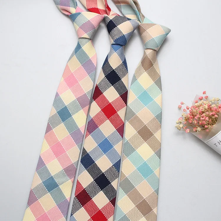 Linbaiway الرجال سليم التعادل عادية القطن منقوشة رباطات للرقبة للرجل نحيل مصمم ضيق الزفاف ربطة العنق Corbatas Gravatas Para