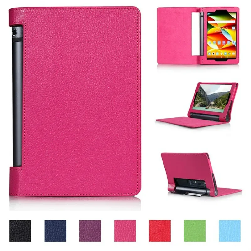 Etui na tablet Lenovo Yoga Tab 3 850F Etui na tablet Lenovo Yoga Tab 3 8.0 YT3-850F YT3-850M/L Flip Stand PU Leather Case Capa Glass