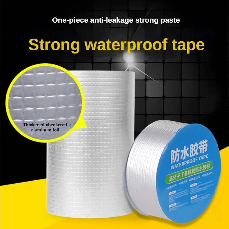 

Strong Waterproof Adhesive Tape Self-adhesive Coiled Material Leak Sealing Sealing of Roof Cracks Color Steel Tile Waterproof