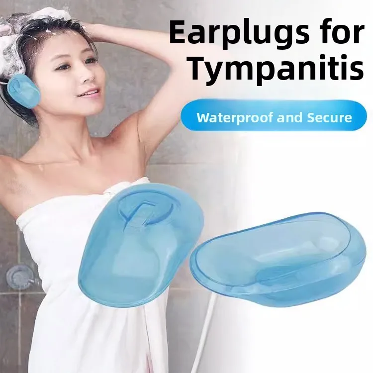 

Adult Elderly Bathing Waterproof Ear Protection Postoperative Ear Infection Prevention Water Entry Ear Muffs Ear Covers
