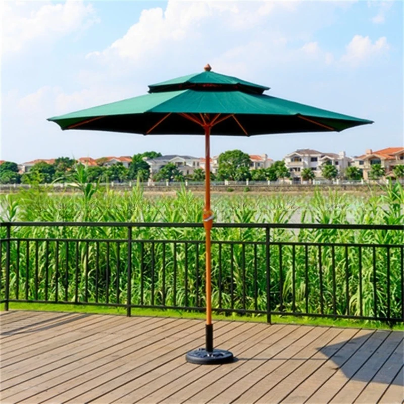 Outdoor central column umbrella courtyard parasol balcony stall beach leisure