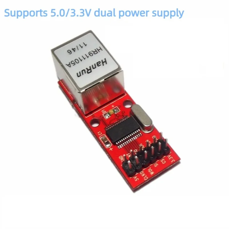 ENC28J60 Network Module, 10M Full Duplex, SPI Interface,