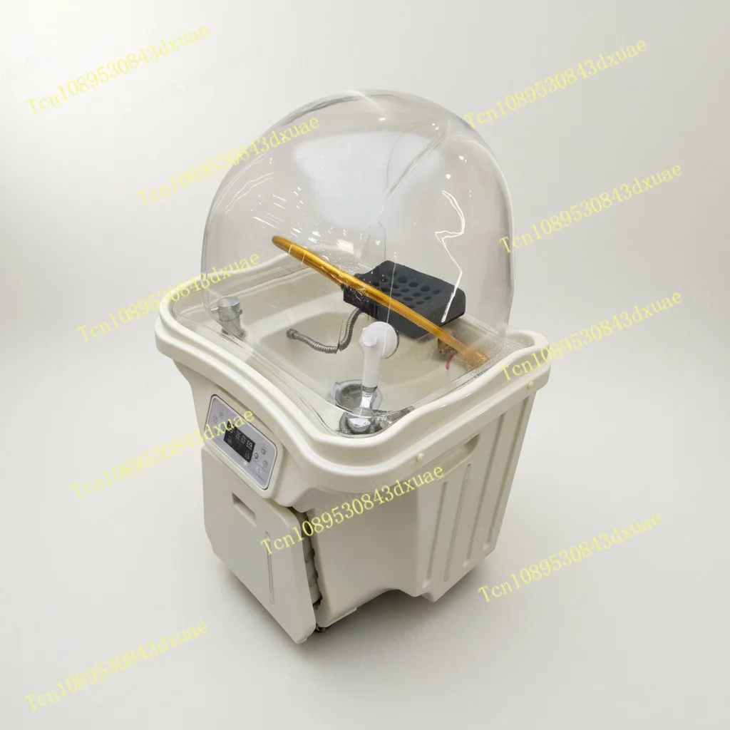 Water storage head basin does not require water connection, mobile therapeutic device, water circulation fumigation shampoobasin