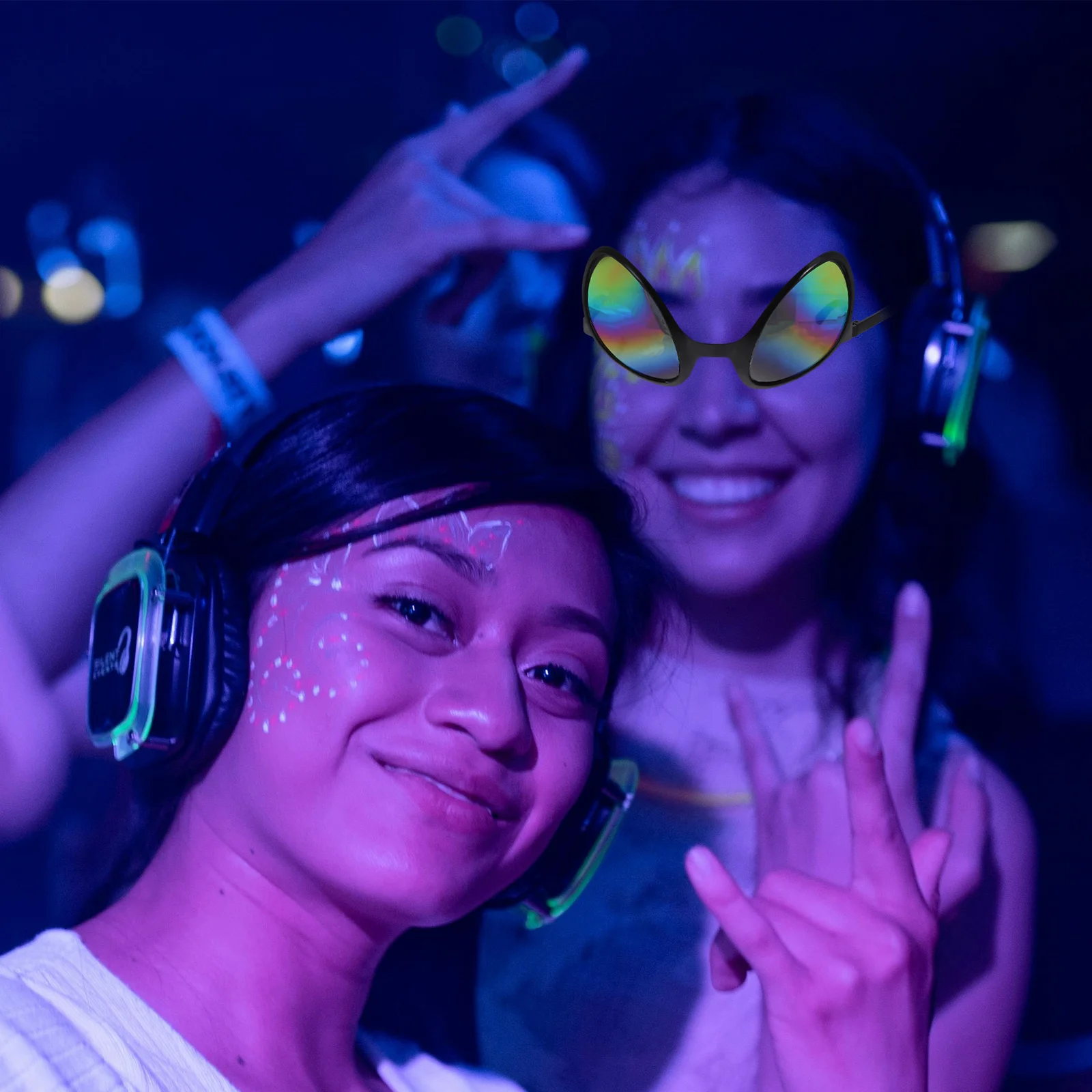 

Sunglasses For Adults Plastic Funny Eyewear Comfortable Fit Adjustable Arms Halloween Costume Party Photo Props