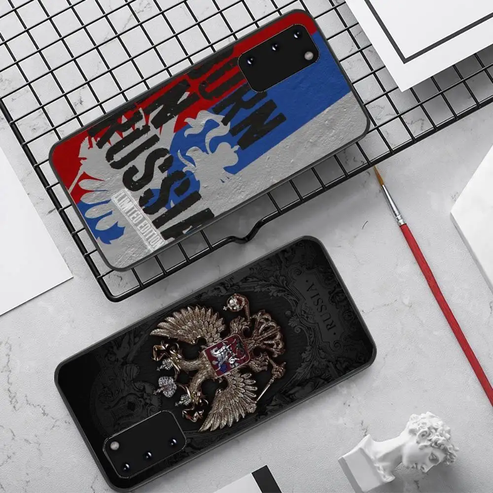 Classic Flag R-Russia Retro Phone Case For Samsung S 9 10 20 21 22 23 30 23 24 Plus Lite Ultra FE S10lite Funda