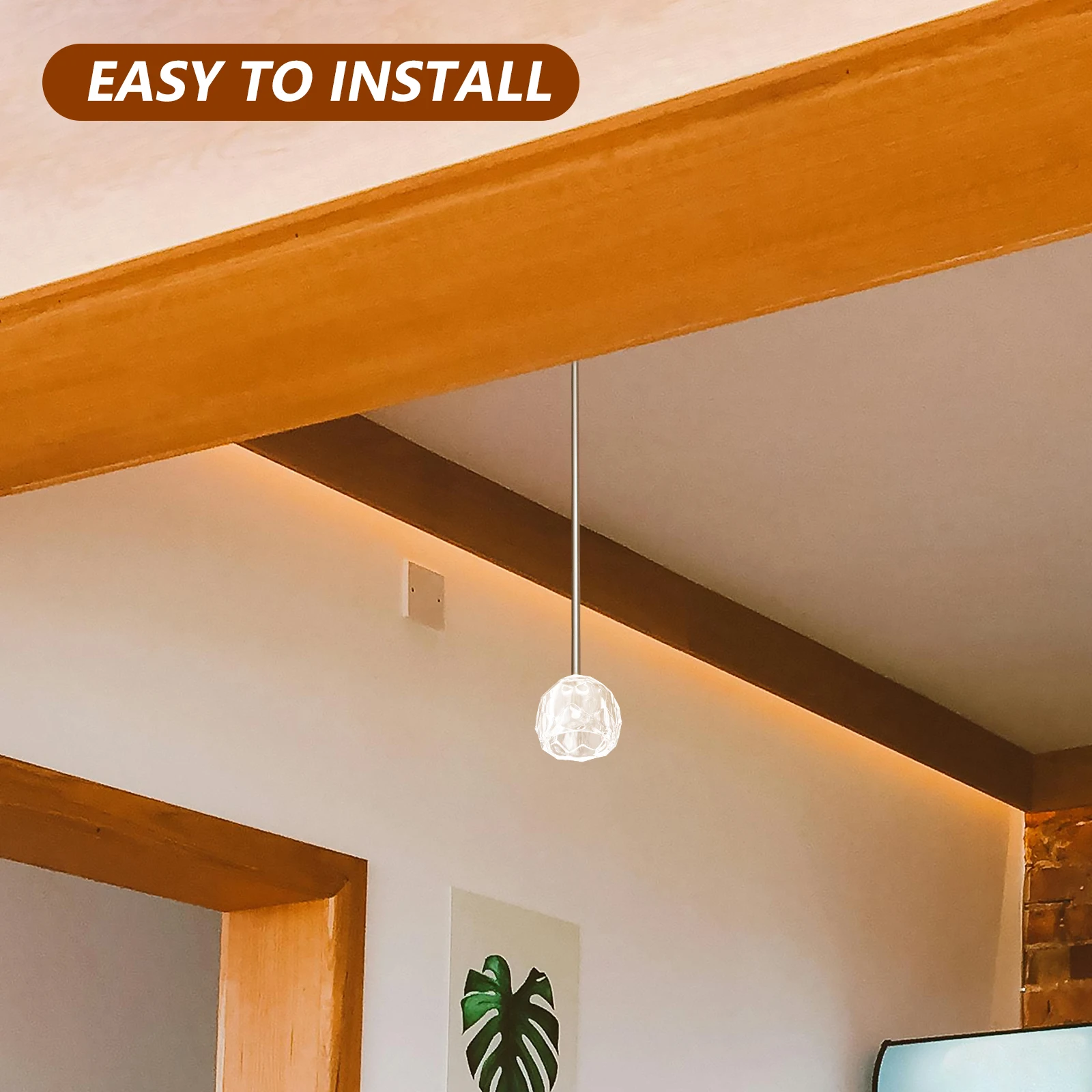 

Clear Glass Globe Lampshade Replacement Small Spherical Modern Open Neck Pendant Lamp Shade Ceiling Fan Light Globe Fixture Wall