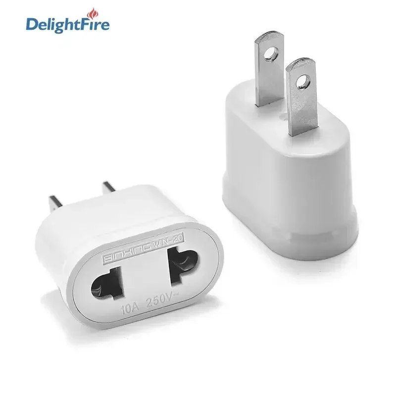 1pcs Euro Plug Travel Socket USTo EU Plug Adapter Electric Charger Socket US AU To EU European Socket China America Converter