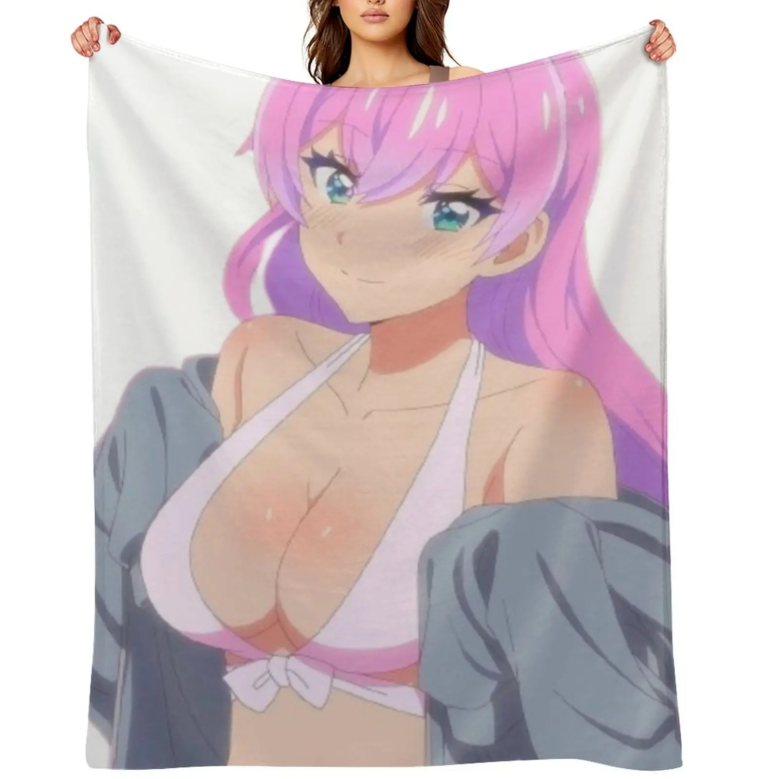 

My beautiful wife Watanabe Akari Throw Blanket Fashion Sofas manga Bed linens Soft Plush Plaid Blankets