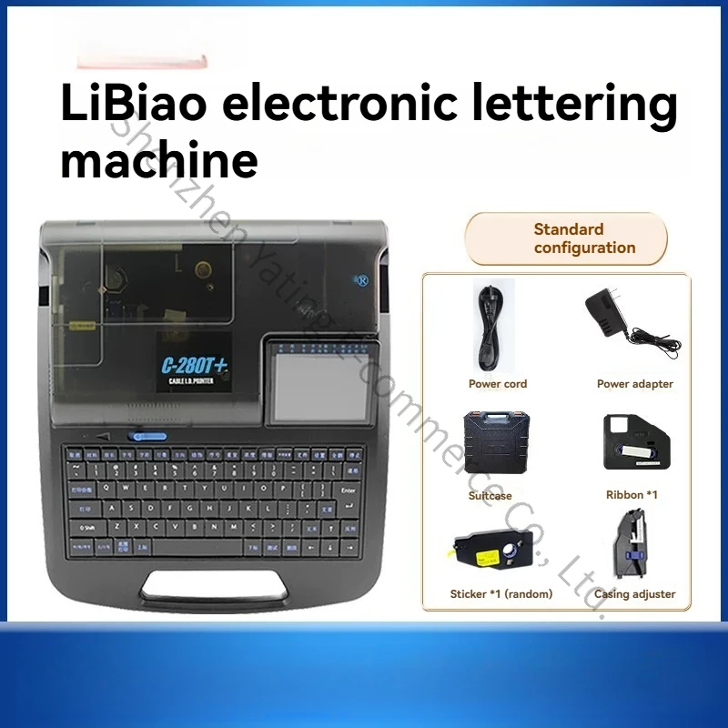 Line Number Machine C-280E Heat Shrinkable Tube Pvc Sleeve Cable Sticker Printer Kaibiao Wire Signal Coder Tube Libiao C-280T
