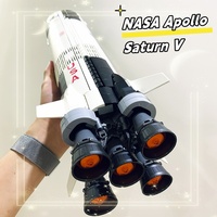 In Stock The Apollo Saturn V 92176 100Cm Space Rocket Building Blocks Bricks Kids Adults Toys Christmas Birthday Gifts 21309