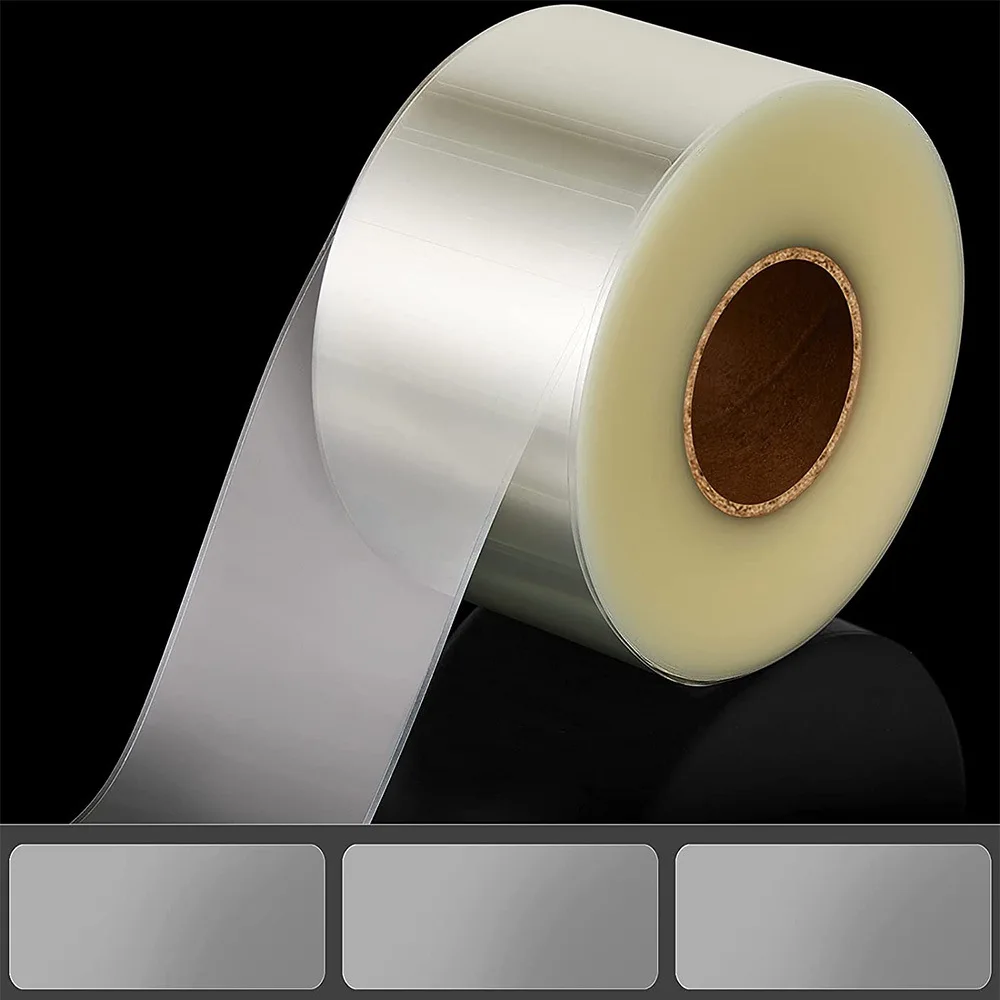 2Roll Transparent Protective Film Sealing Sticker, PVC Transparent Waterproof Adhesive Label, PVC Strong Adhesive Clear Sticker