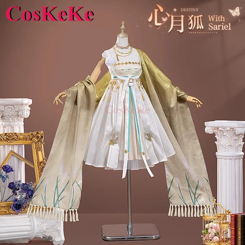 CosKeKe Sariel Cosplay Game Light And Night Costume Moon Vixen Of Heart Sweet Uniform Dress Activity Party Role Play Clothing