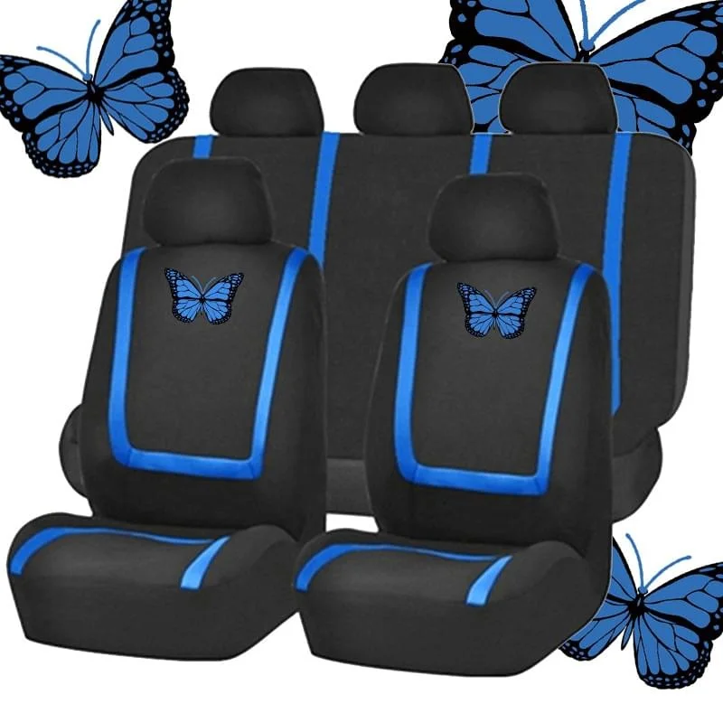 Car Seat Cover Universal Auto Flat Stretch Fabric Set Front Standard Automobile Interior Protector Products Accessories