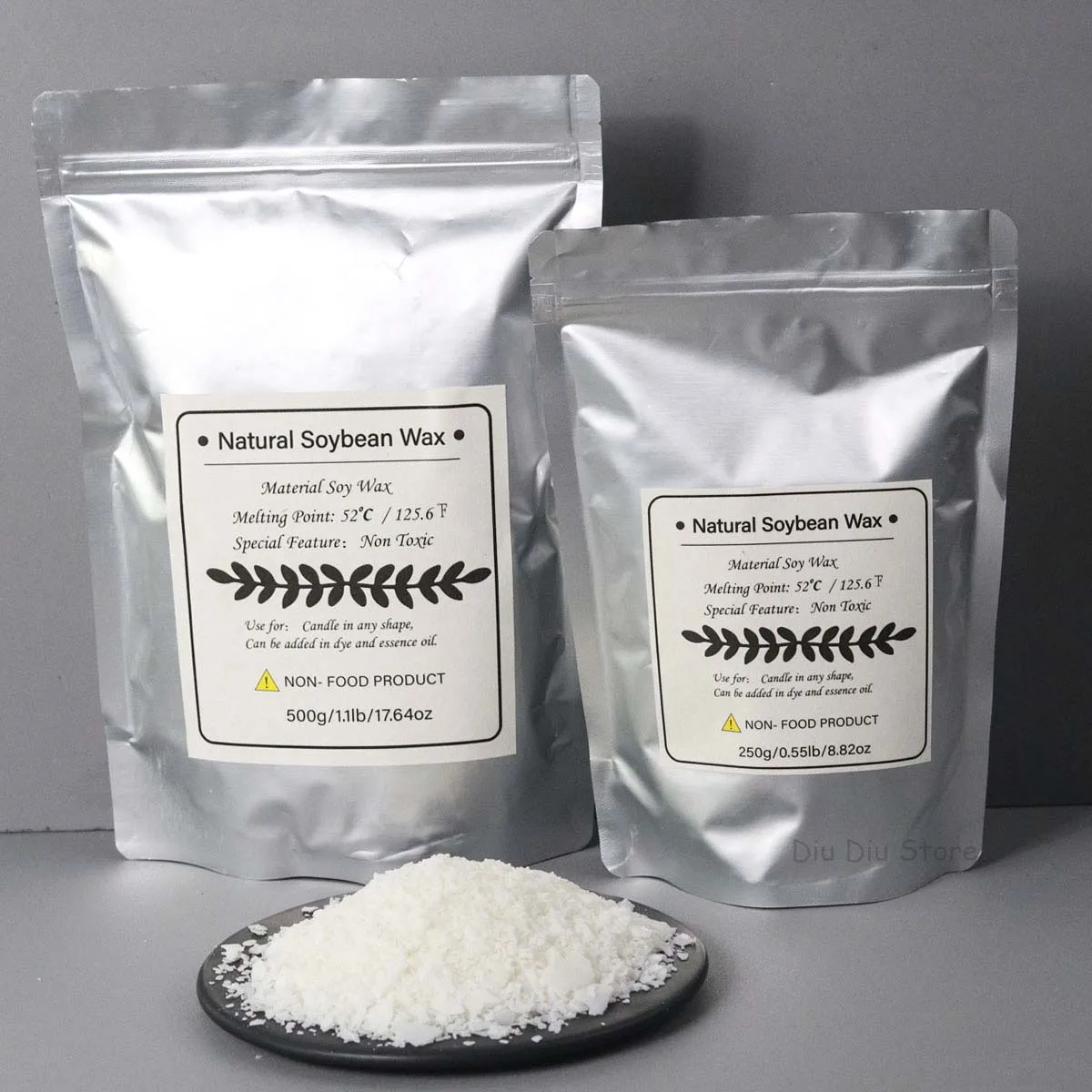 100/250/500/1000g Natural Soy Wax Flake DIY Handmade Candles Crafts Additive-Free Scented Candle Raw Material Making Kit view 5