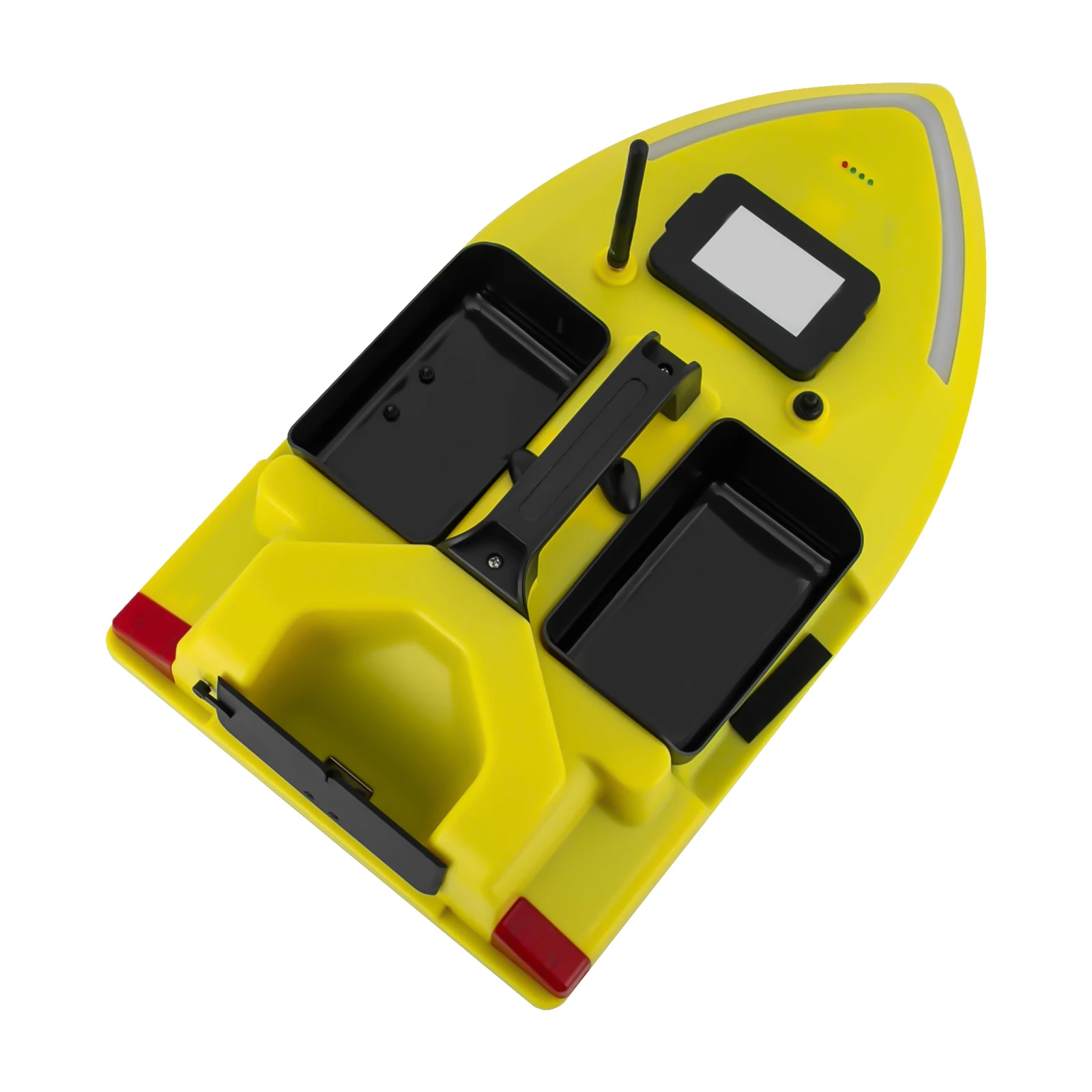 GPS قارب طعم سمك 500 متر 40 نقطة التحكم عن بعد قارب الطعم محرك مزدوج صياد السمك تصحيح الطريق التلقائي