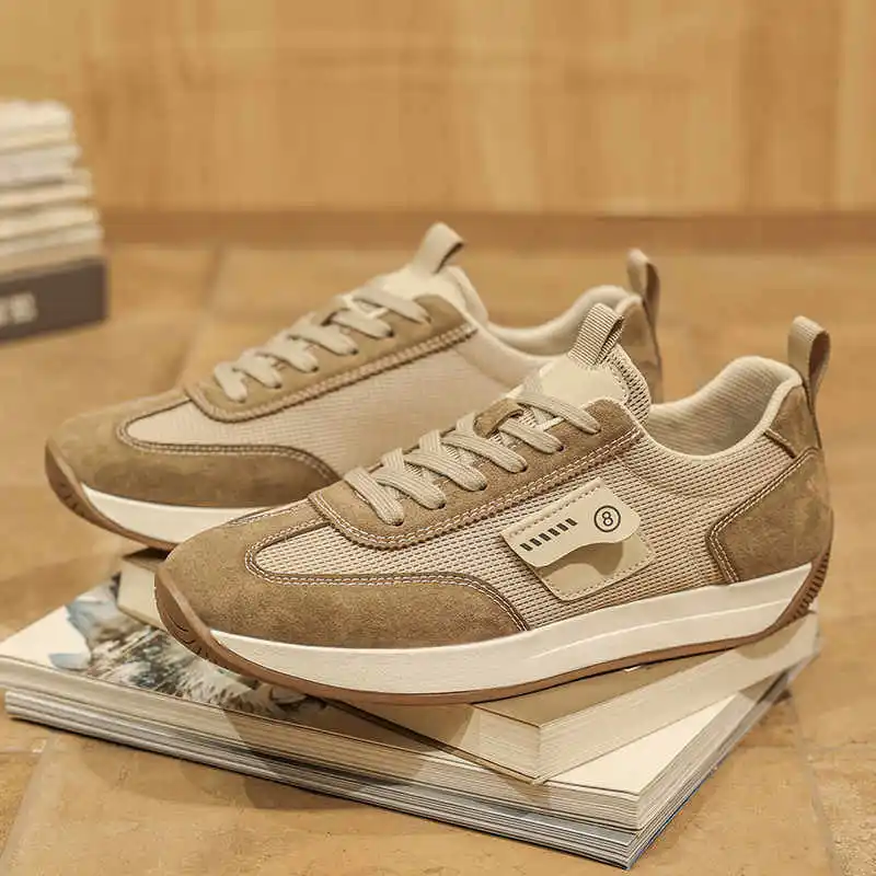 High Platform Increases Height Low Top Sneakers Angle Boots Men Silver Shoes Sport Model Shoses Sneakersy Famous Brands