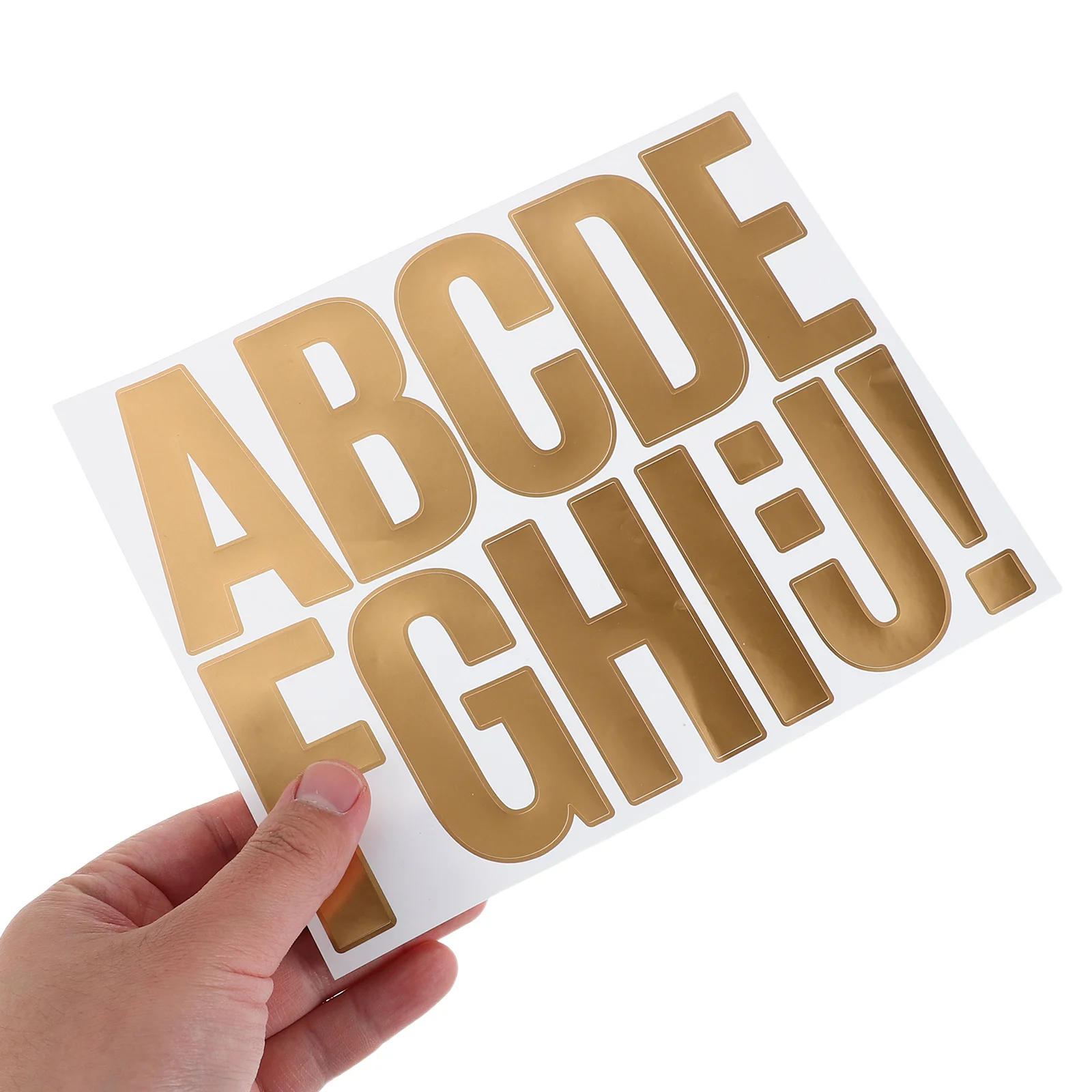 

5 Sets Letter Stickers Scrapbook Alphabet Letters Self Adhesive Poster Board for Scrapbooking Office Vinyl
