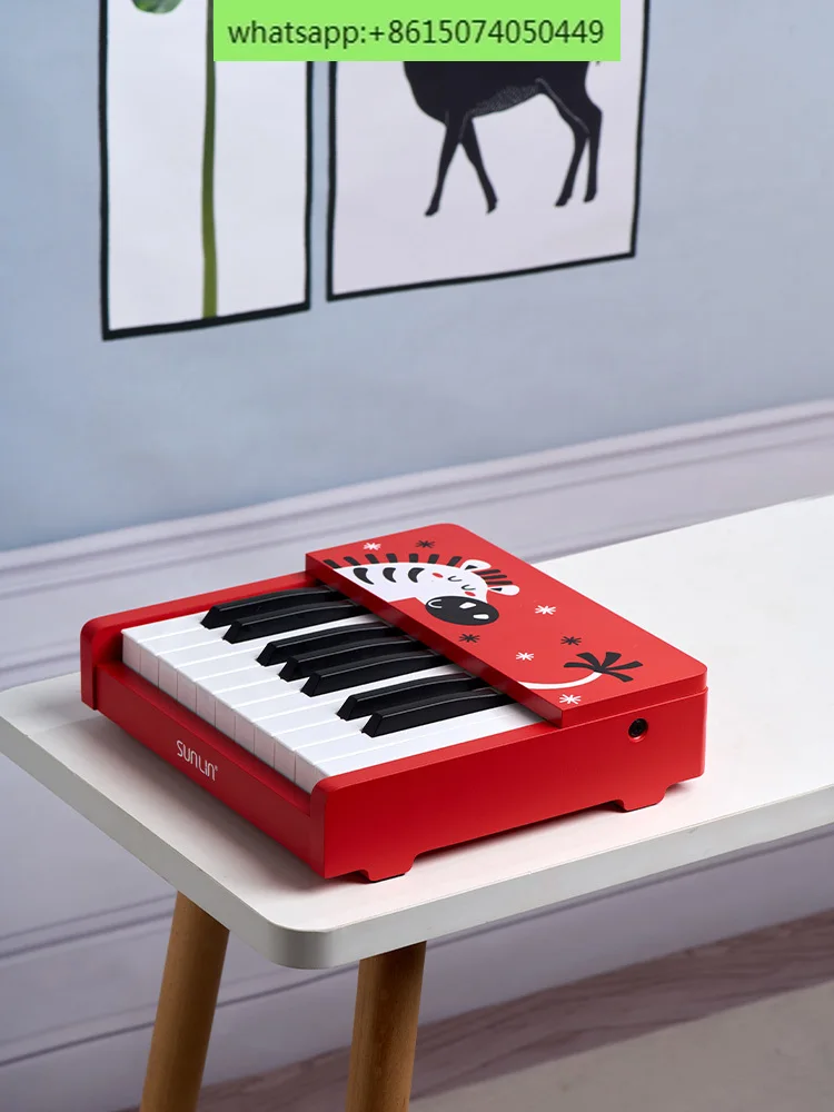 Mini piano for children, baby for girls, birthday gifts, wooden electronic organ for babies and toddlers